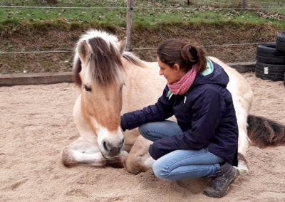 Géraldine Martin, intervenante en médiation animale